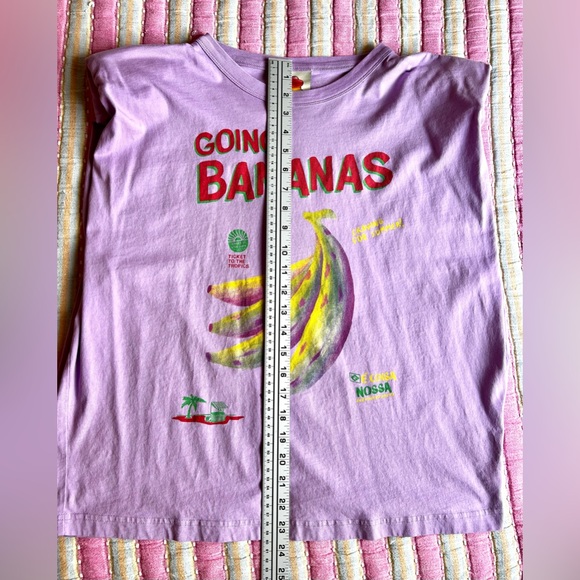 FARM Rio 'Going Bananas' Shoulder Pad Graphic Muscle Tee - Picture 12 of 13